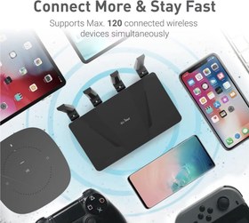 تصویر GL.iNet GL-AX1800(Flint) WiFi 6 Router -Dual Band Gigabit Wireless Internet Router 5 x 1G Ethernet Ports Up to 120 Devices Amazing OpenVpnampWireGuard Speed WPA3 Security MU-MIMO 802.11ax - ارسال 15 الی 20 روز کاری 