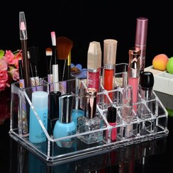 تصویر استند لوازم آرایشی رومیزی اکرولیک 