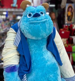 تصویر عروسک سالیوان ۸۰ سانتی (Sulley) بزرگ عروسک بزرگ سالیوان از انیمیشن Monsters Inc – مناسب هدیه و دکور