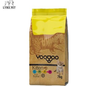 تصویر غذای خشک بچه گربه وودوو ۲ کیلویی Voodoo dry kitten food 2 kg