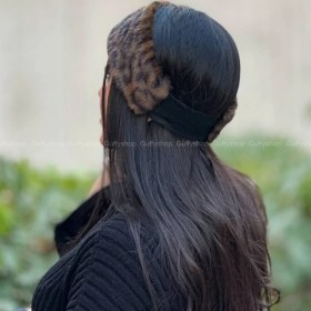 تصویر هدبند خز پلنگی 