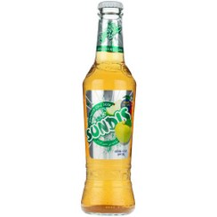 تصویر آبميوه گازدار سیب سانديس شيشه ای ۳۰۰ سی سی 