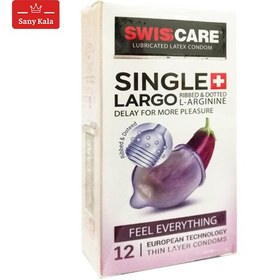 تصویر کاندوم سوئیس کر مدل Largo بسته 12 عددی ا Swiss Care Largo Condom-package 12 pieces Swiss Care Largo Condom-package 12 pieces