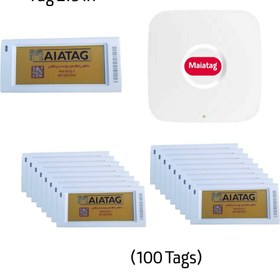 تصویر پکیج 100 عددی تگ 2.9in) Epaper) با آنتن 