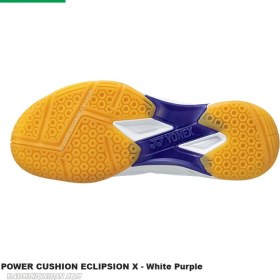 تصویر کفش بدمینتون یونکس YONEX POWER CUSHION ECLIPSION X - White Purple 