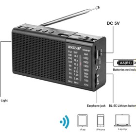 تصویر رادیو اسپیکر کنستار knstar مدل KB-801 Knstar KB_801