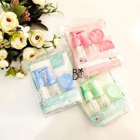 تصویر پک مسافرتی ۵ تکه travel bottles set