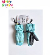 تصویر دستکش دخترانه لوپیلو یک انگشتی سبز خالدار 