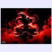 تصویر پوستر هومرو مدل فلزی طرح انیمه Dragon Ball کد PS1190 
