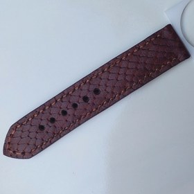 تصویر بند ساعت چرم طبیعی دستدوز سایز 24 watch strap 23mm