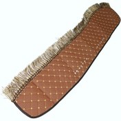 تصویر روکش داشبورد خودرو مدل لوزی مناسب برای نیسان وانت - مشکی_دوخت آبی 