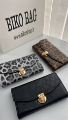 تصویر قیمت و خرید کیف پول پلنگی 