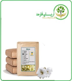 تصویر گل ختمی سفید خشک فله 