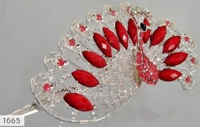 تصویر گل سر طرح طاووس کد 1665 