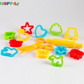 تصویر ست قالب و ابزار 14 تایی خمیر بازی پریمو 