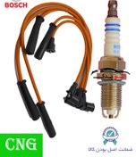 تصویر شمع بوش دو پلاتین مناسب پراید کاربراتوری 