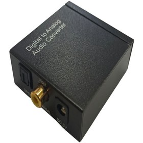 تصویر مبدل صدای دیجیتال به آنالوگ به همراه خروجی AUX Sound Converter Audio Signal To Analog With AUX