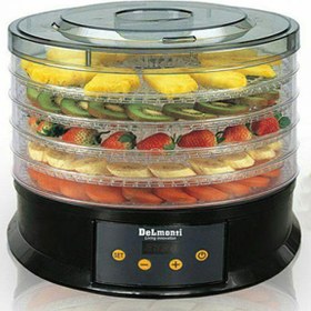 تصویر میوه خشک کن دلمونتی مدل DL195 ۵ طبقه با بدنه پلاستیک 