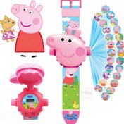 تصویر اسباب بازی ساعت مدل پروژکتوردار پپاپیگ 