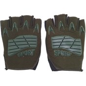 تصویر دستکش دوچرخه سواری نیمه انگشتی کد 2091 