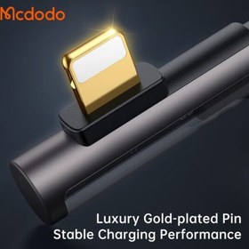 تصویر کابل شارژ USB به لایتنینگ 3 آمپر MCDODO مدل CA-3511 و MCDODO CA-3510 طول 1.8 و 1.2 متر 