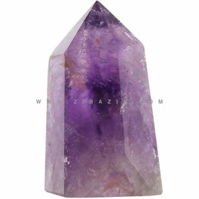 تصویر سنگ دکوری آمیتیست amethyst prism