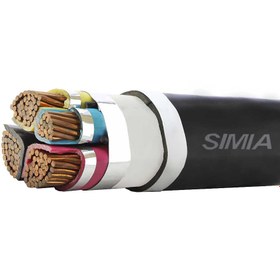 تصویر کابل برق مفتولی NYY (نصب ثابت، خشک، زمینی ) 3 در 150 بعلاوه 70 سیمیا Solid Cable NYY (Fixed installation,Ground,Dry) 3*150+70 Simia