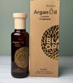 تصویر روغن آرگان کایکاکا لاکچری سرچوبی اورجینال | Luxury Moroccan argan oil luxury treatment 100 ml 