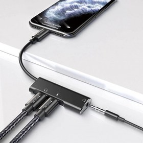 تصویر تبدیل Yesido YAU13 Lightning to AUX / Lightning Yesido YAU13 Lightning to AUX / Lightning Adapter