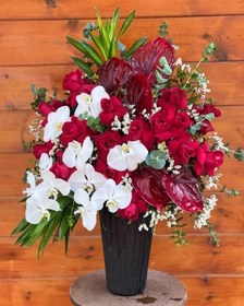 تصویر جام گل طبیعی برای تبریک افتتاحیه 5015 