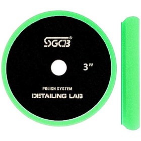 تصویر پد پولیش زبر سایز 75mm دوال اکشن اس جی سی بی SGCB 