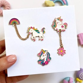 تصویر پین اسب تک شاخ - کد606 