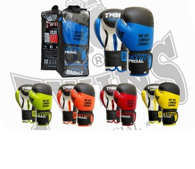 تصویر دستکش بوکس TWINS COMBAT PVC 