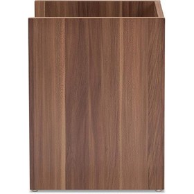 تصویر میز پاتختی مدل PT147 - ملامینه / سفید 