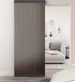 تصویر درب ریلی ریل مخفی روکار 