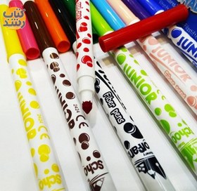 تصویر ماریک نقاشی ۱۲ رنگ اسکول فنس schoolfans 12 color painting marker