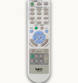 تصویر ریموت کنترل ویدئو پروژکتور ان ای سی کد 1 – NEC projector remote control projector control nec model rd-452e