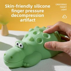 تصویر چراغ خواب فانتزی شارژی رانمی Runmei JXJA056 طرح کروکودیل 