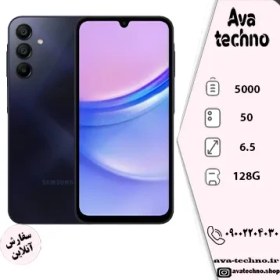 تصویر گوشی موبایل سامسونگ Galaxy A15 | حافظه داخلی 128 گیگابایت و حافظه رم 6 گیگابایت 