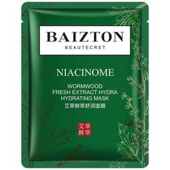 تصویر ماسک ورقه ای صورت نیاسینوم 25گرم بایزتون Baizton Face Mask Niacinome 25g