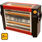 تصویر هیتر بخاری برقی 1500 وات پارس کوشان مدل مینیاتور Heater electric pars kooshan 1500w