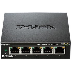 تصویر سوییچ دی لینک مدل DGS 105 ا DLINK DGS105 Gigabit Switch DLINK DGS105 Gigabit Switch