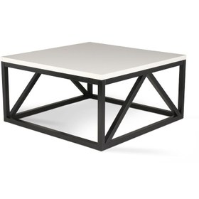 تصویر میز جلو مبلی چوب فلز مدل فرزام The table in front of the sofa,wood & metal Farzam model