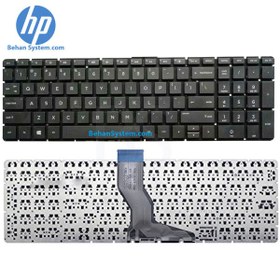 تصویر کیبورد لپ تاپ HP Pavilion 17-AK 