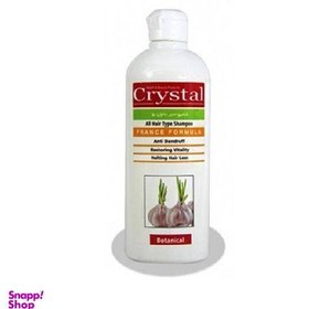 تصویر شامپو مو کریستال (Crystal) مدل سیر حجم 400 میلی لیتر 