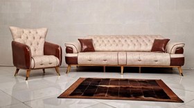 تصویر مبلمان چوبکا مبل راحتی کد۸ Chester Shaperk sofa