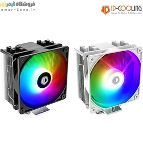 تصویر خنک کننده پردازنده آی دی کولینگ مدل ID-COOLING SE-35 ARGB - 4 Heatpipes CPU Air Cooler 