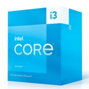 تصویر پردازنده اینتل مدل Core i3 13100F ا Intel Core i3 13100F Raptor Lake LGA1700 Tray CPU Intel Core i3 13100F Raptor Lake LGA1700 Tray CPU