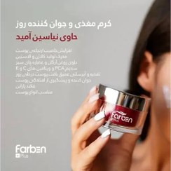 تصویر کرم روز جوان کننده حاوی نیاسین آمید فاربن پلاس 50 میلی لیتر Farben Plus Day Cream 