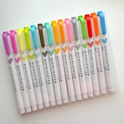 تصویر هایلایتر دوسر ۱۵ رنگ CHENYUAN 